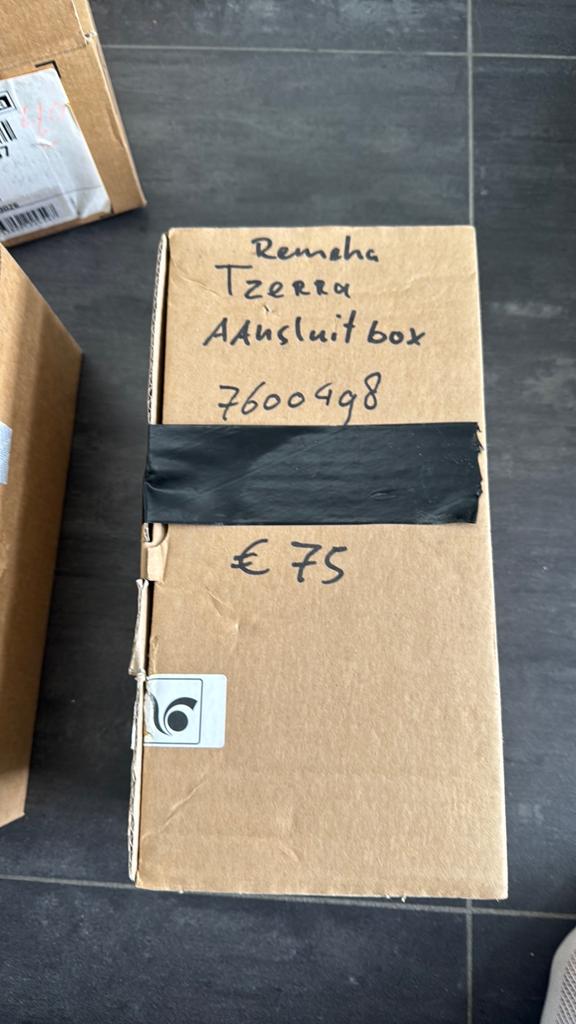 Remeha aansluitbox Tzerra nieuw in doos 7600498, 30 tot 80 cm, Cv-ketel of Combi-ketel, Minder dan 60 cm, Ophalen of Verzenden
