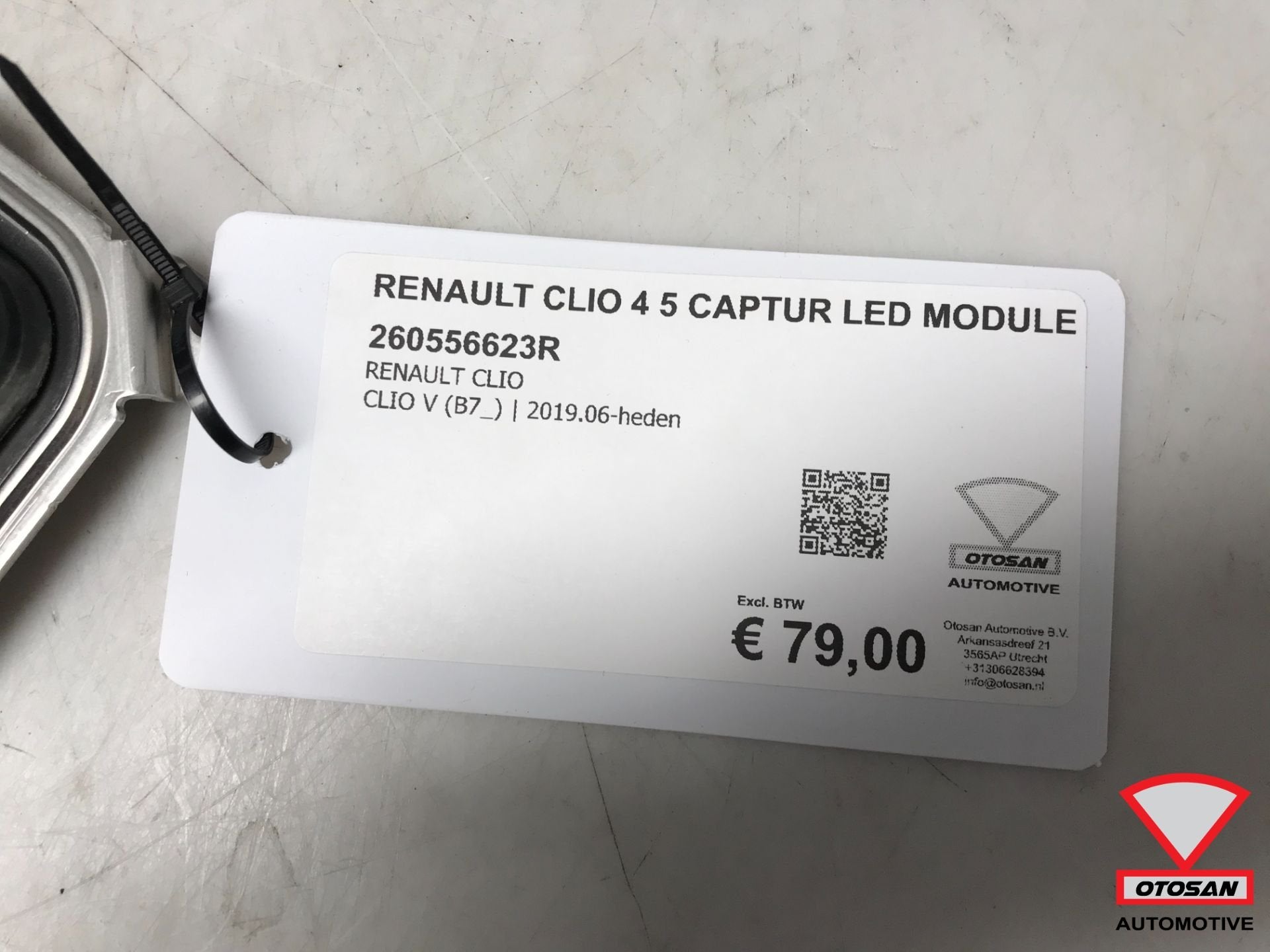 Renault Clio 4 5 Captur LED koplamp Module 260556623R, Auto-onderdelen, Renault Group, Gebruikt, Contact.group@renault.com, Renault