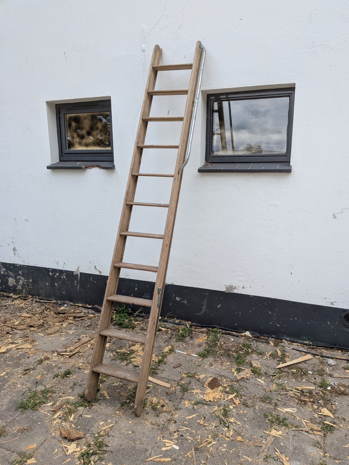 Houten zoldertrap / trap - Gebruikt, Doe-het-zelf en Verbouw, Ophalen, Gebruikt, Ladder, 2 tot 4 meter