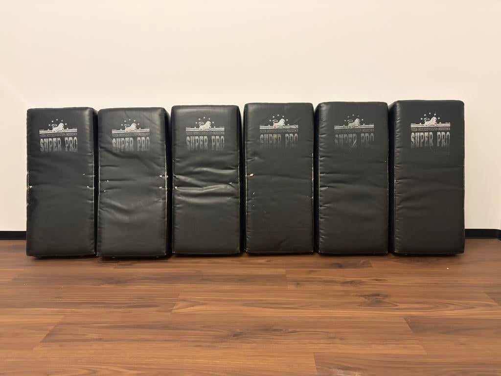 6 stuks Super pro trapkussens (pads), Sport en Fitness, Vechtsporten en Zelfverdediging, Ophalen of Verzenden, Gebruikt, Overige