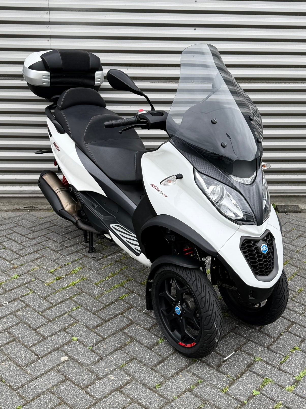 Nette Piaggio MP3 500 HPE ( Bouwjaar 2019 ) Topkoffer, Motoren, Bedrijf, Overig, ABS, 500 cc
