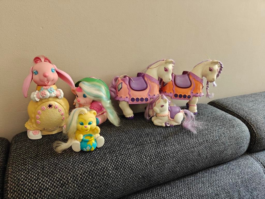 Vintage Tonka Keypers figuren - Konijn, Beer, Paarden, Ophalen of Verzenden, Gebruikt, Jongen of Meisje