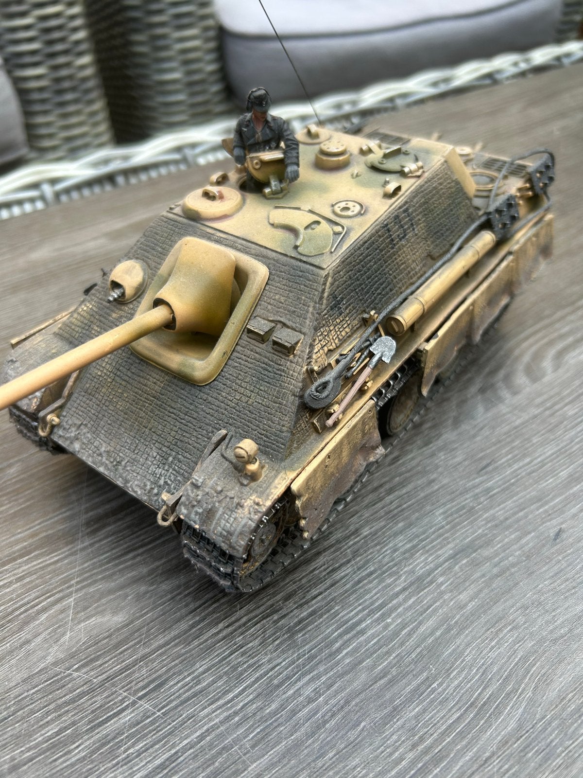 Forces of valor Panther Jagdpanther Tank Model 1:32, Ophalen of Verzenden, Gebruikt