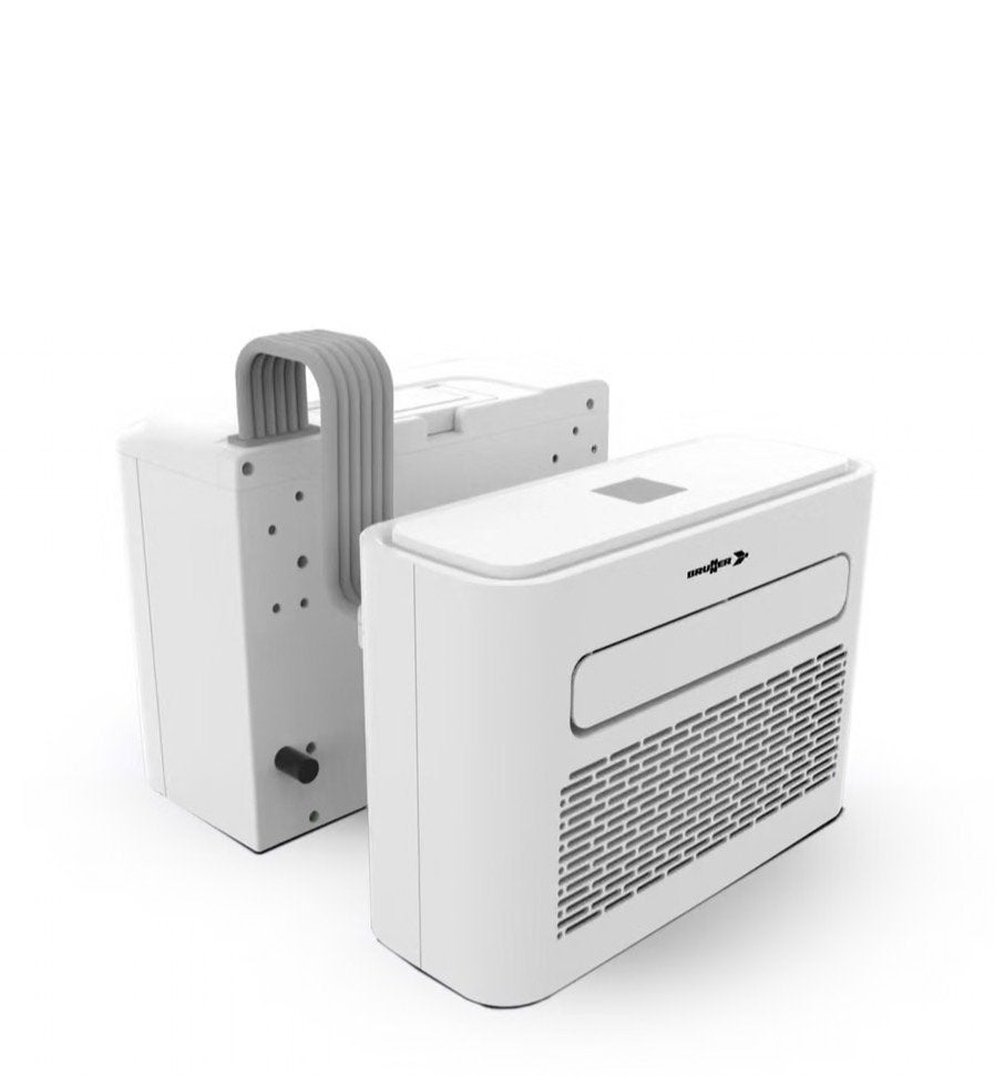 Brunner Split Airco voor Caravan/Camper - Z.G.A.N., Minder dan 60 m³, Ophalen of Verzenden, Zo goed als nieuw, Koelen en Ontvochtigen