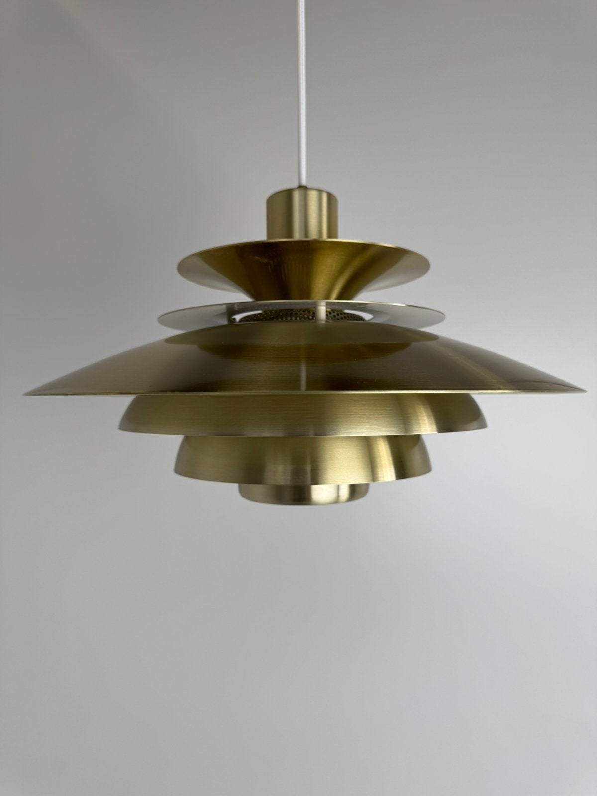 Jeka “Verona” Pendant Lamp by Kurt Wiborg (1970s), Ophalen, Z, Z, Z