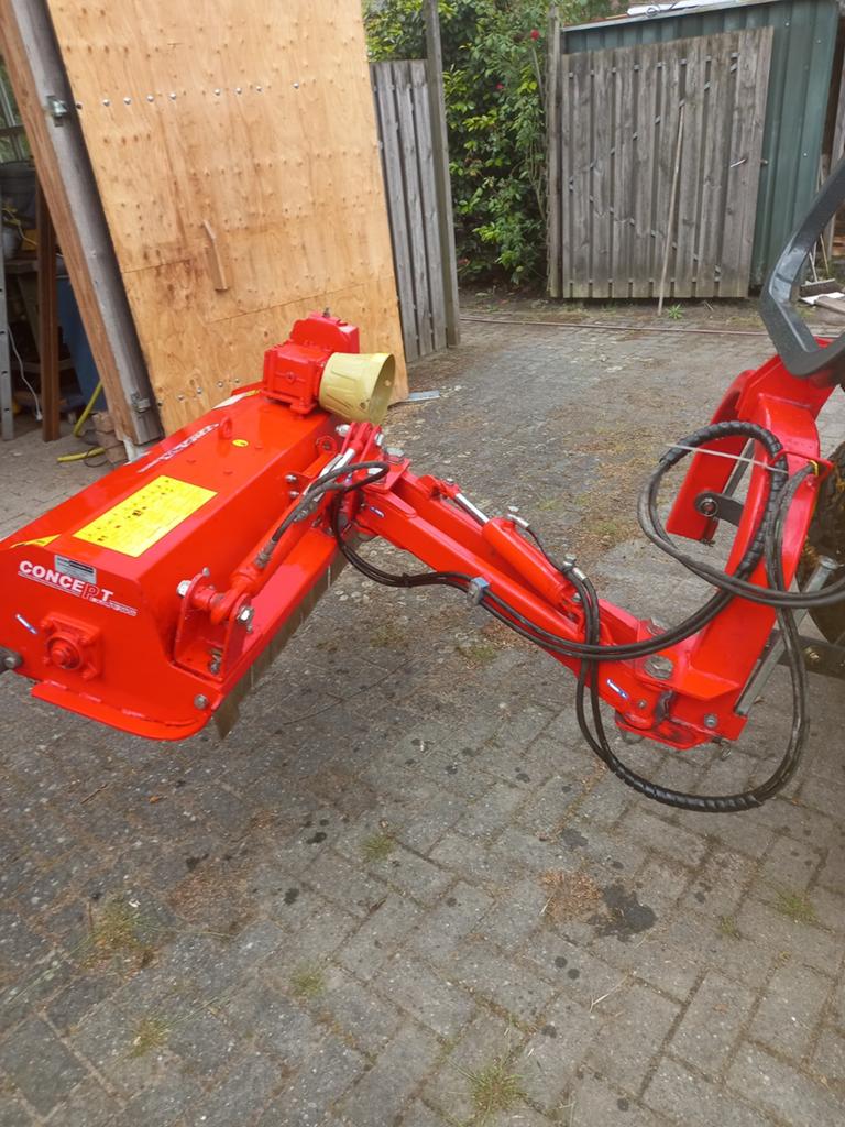Klepelmaaier, Ophalen, Maaier
