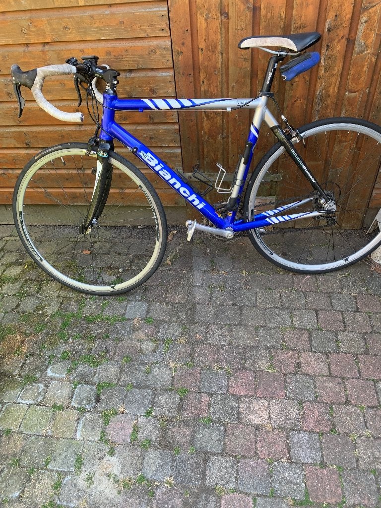 Bianchi racefiets, Gebruikt, Heren, Aluminium, Meer dan 20 versnellingen