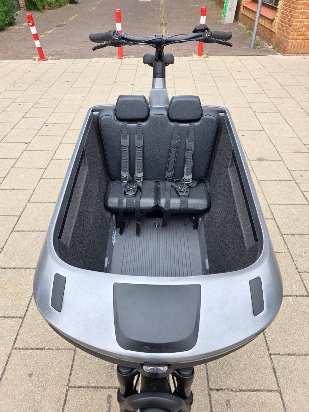 Showroommodel Lovens S75 bakfiets - Zo goed als nieuw, Fietsen en Brommers, Fietsen | Bakfietsen, 4 kinderen of meer, Zo goed als nieuw