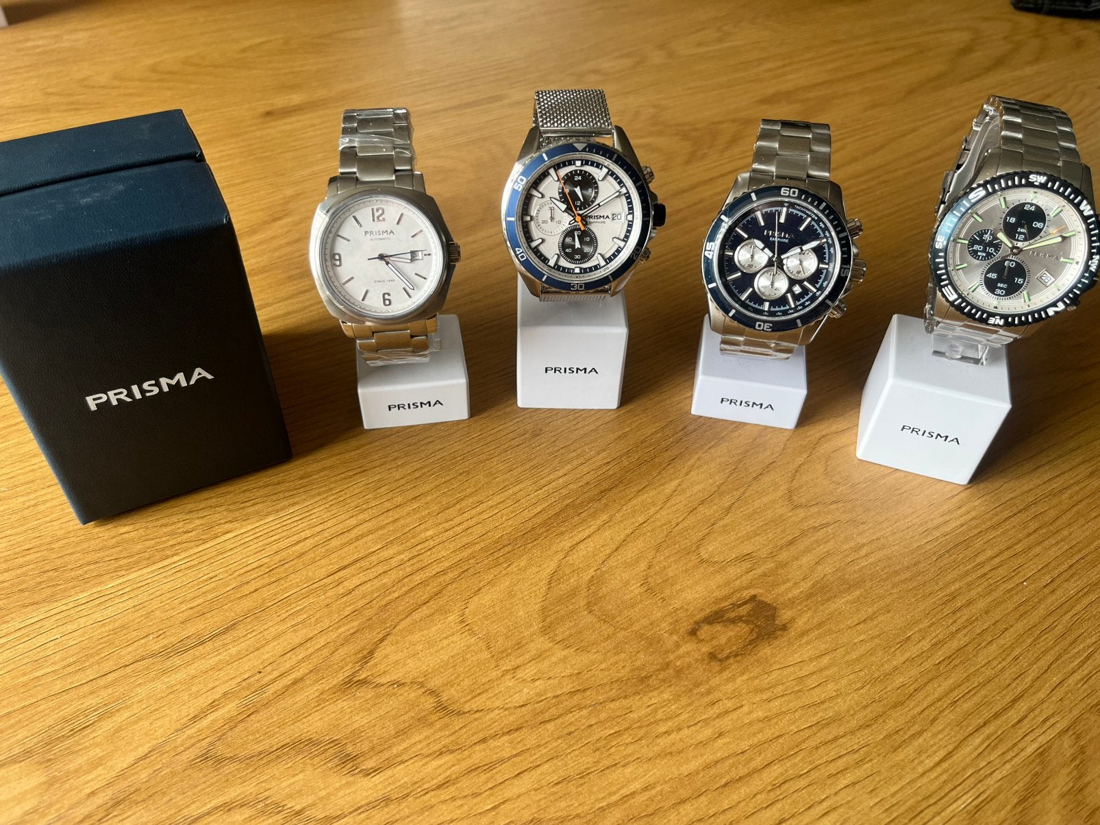 Prisma horloges NIEUW, Ophalen of Verzenden, Nieuw, Staal, Overige merken
