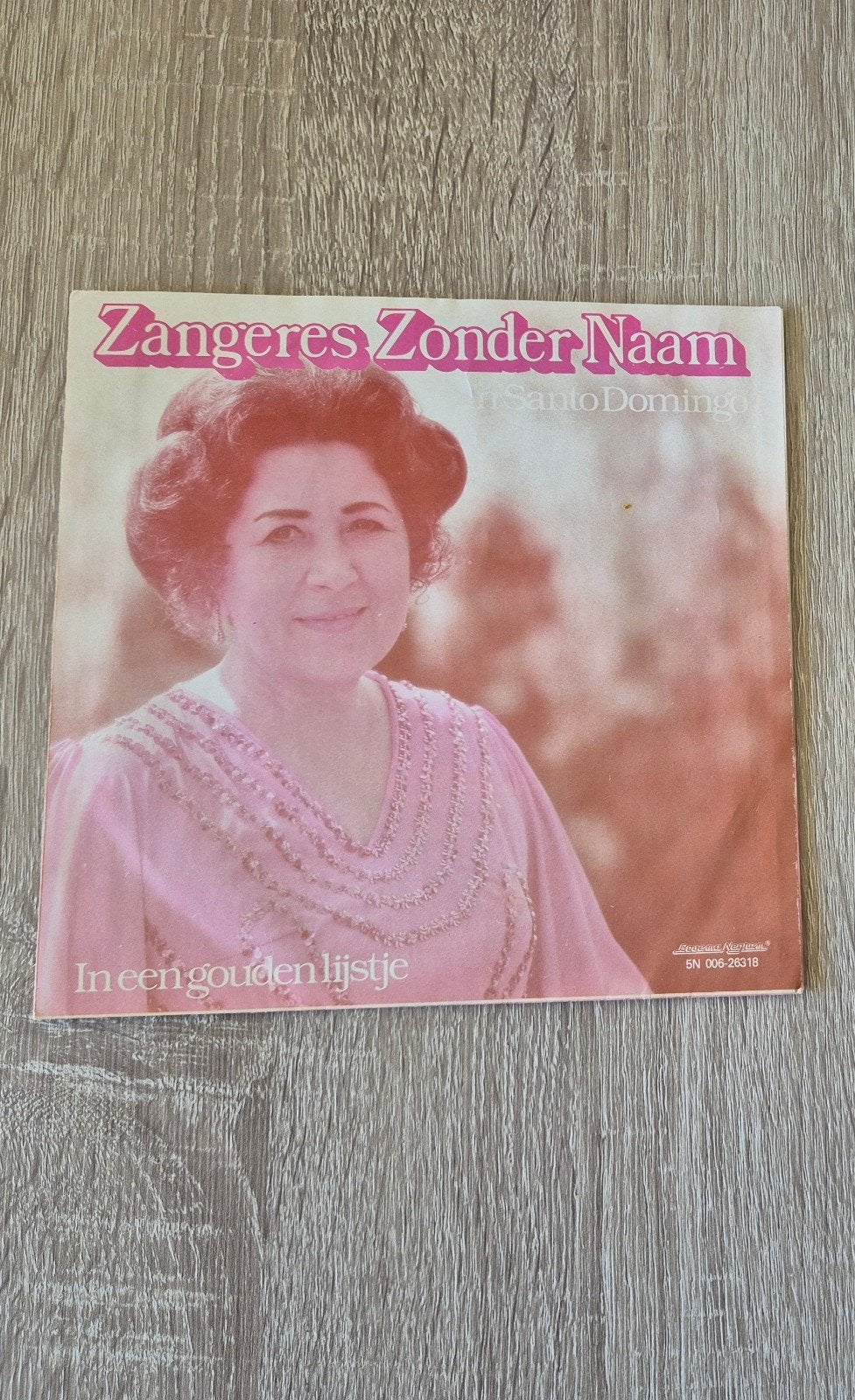 Zangeres Zonder Naam - In Een Gouden Lijstje LP, LP, Gebruikt, Ophalen of Verzenden, Levenslied of Smartlap