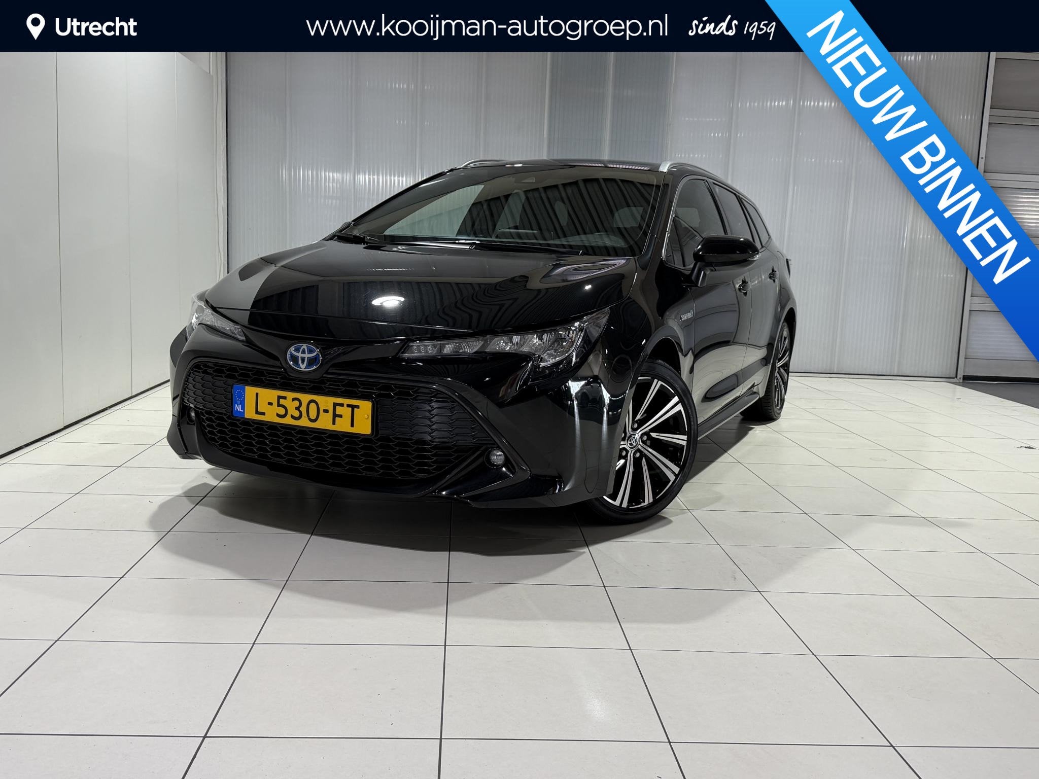 Toyota Corolla Touring Sports 1.8 Hybrid Dynamic Stoelverwar, 1345 kg, 450 kg, Gebruikt, 4 cilinders