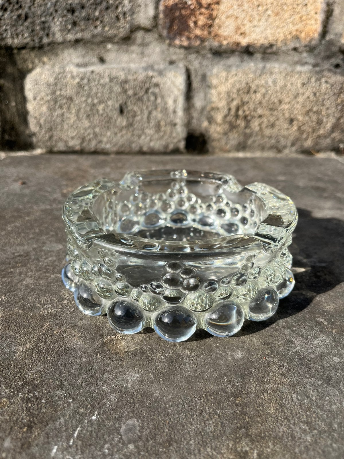 Vintage Walther Glas glazen asbak uit de Bolero-serie, Ophalen of Verzenden
