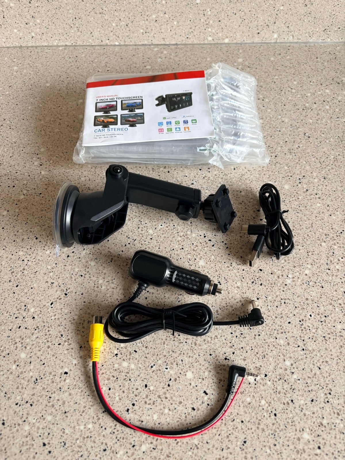 7 Inch HD Touchscreen Car Stereo met Accessoires, Ophalen of Verzenden, Nieuw