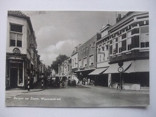 R38 Bergen op Zoom - Wouwsestraat - 1968, Verzenden, 1960 tot 1980, Gelopen, Noord-Brabant