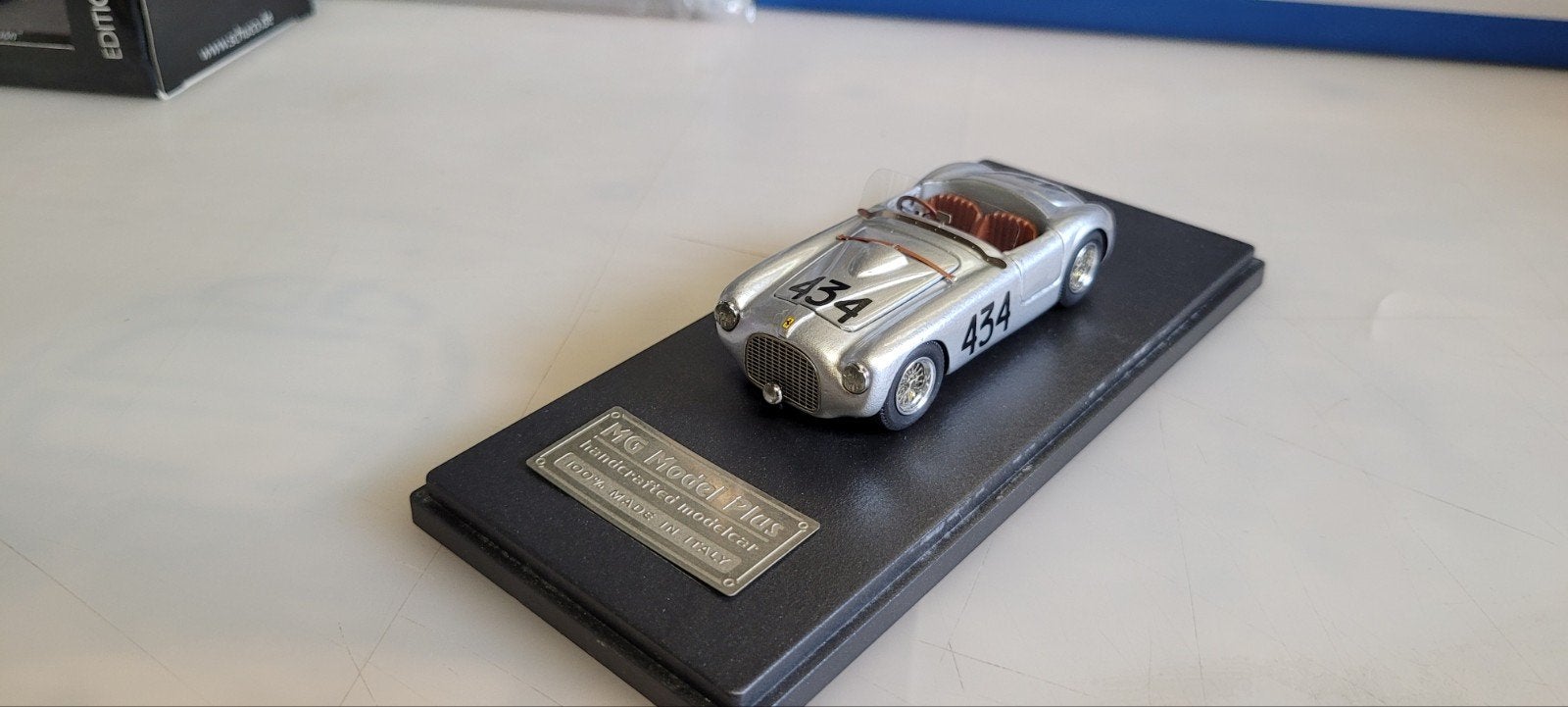 MG Model Plus Ferrari 212 Export Motto Spider Mille Miglia, Hobby en Vrije tijd, Ophalen of Verzenden, Zo goed als nieuw, Auto