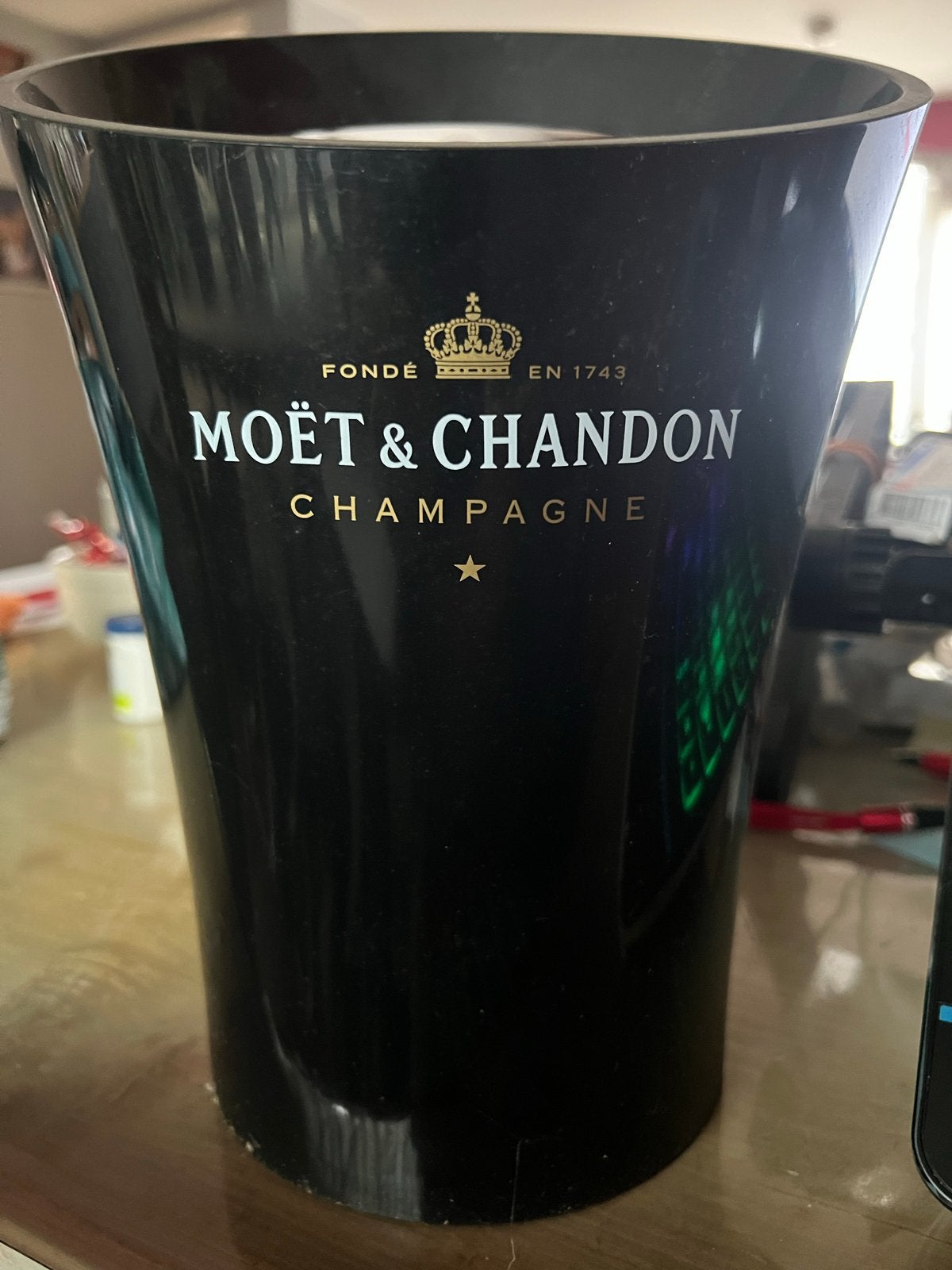 Moët & Chandon Champagne IJsemmer - Zwart, Kunststof, Ophalen of Verzenden, Modern, Gebruikt