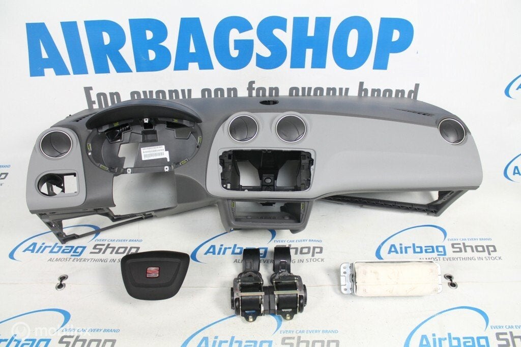 Airbag set Dashboard grijs met navi Seat Ibiza (2008-2015)