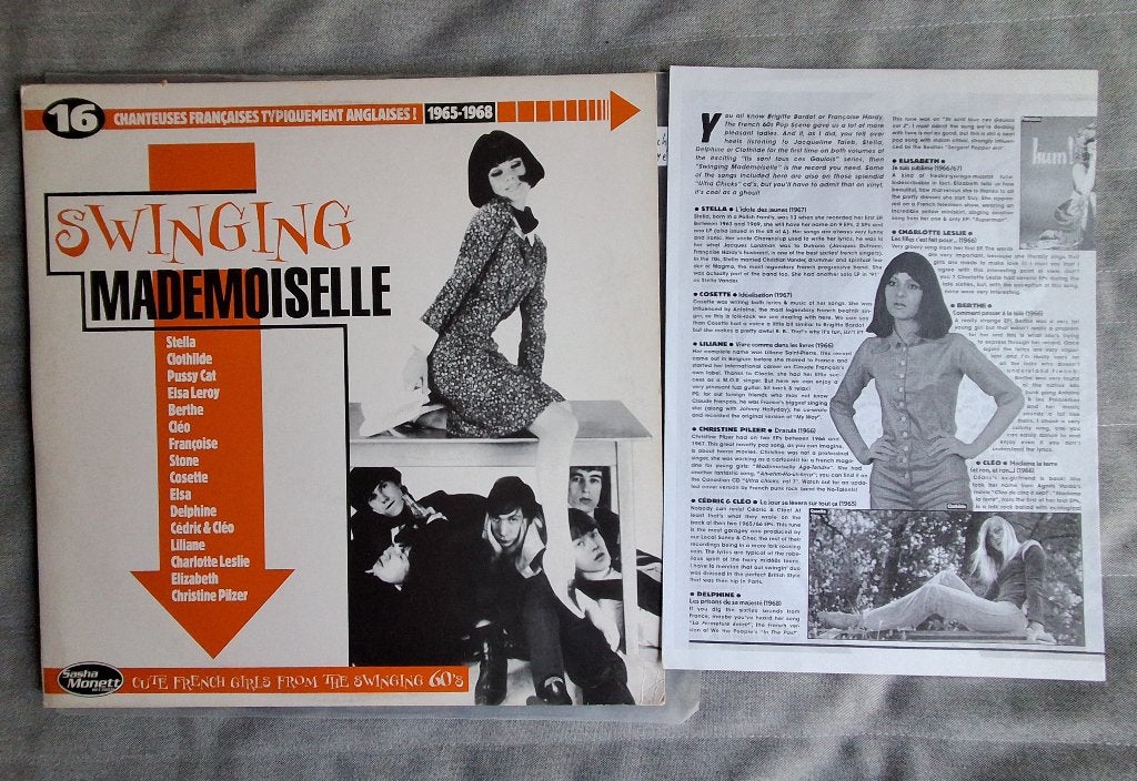 Various - Swinging Mademoiselle LP, Franse Yé-Yé Beat!, LP, Gebruikt, Ophalen of Verzenden, 12 inch