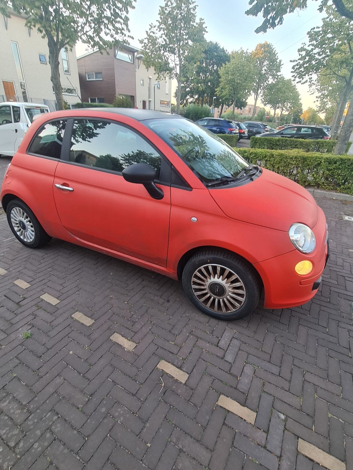 Fiat 500, Handgeschakeld, Particulier, Rood, Te koop