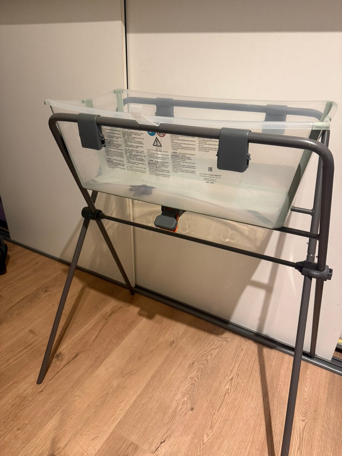 Stokke Flexi Bath standaard en Newborn Support pakket, Kinderen en Baby's, Badjes en Verzorging, Ophalen, Zo goed als nieuw, Badje