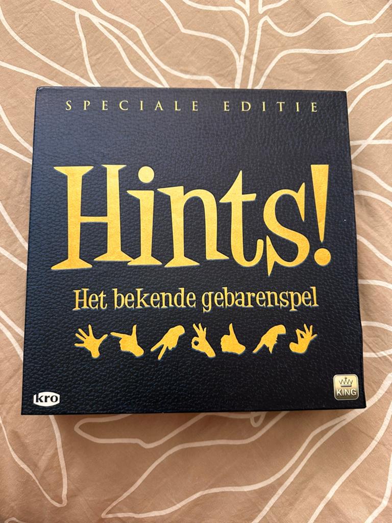 Hints! Het bekende gebarenspel - Speciale Editie, Hobby en Vrije tijd, Gezelschapsspellen | Bordspellen, Drie of vier spelers