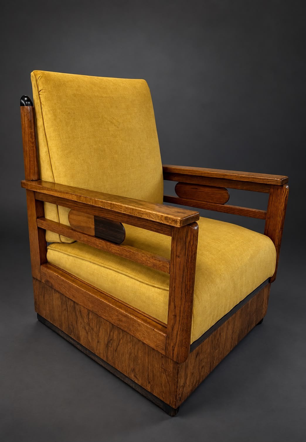 Bijzondere Amsterdamse School fauteuil – Art-Deco., Huis en Inrichting, Ophalen, Gebruikt