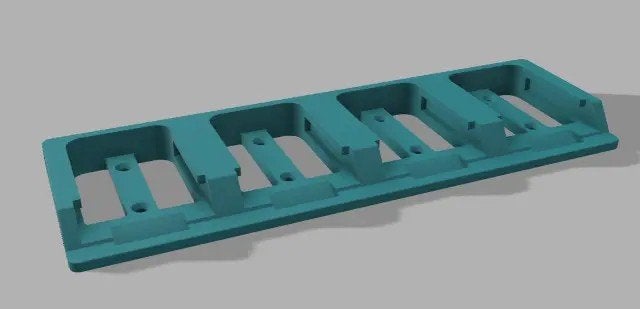 Makita 18V CXT Accuhouder voor 4 accu's - 3D Geprint, Ophalen of Verzenden