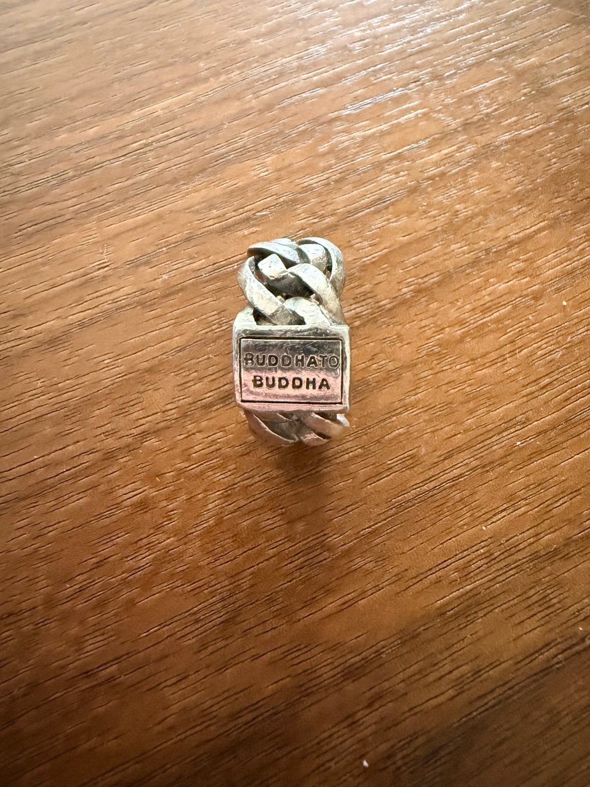 Buddha to Buddha Ring maat 19, Sieraden, Tassen en Uiterlijk, Ringen, Ophalen, Gebruikt, 19 tot 20, Dame of Heer
