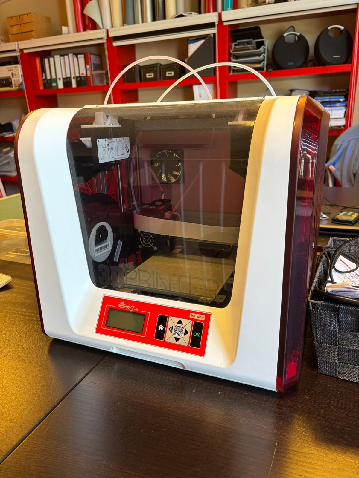 XYZ da Vinci Jr. 3D printer - Zo goed als nieuw, Ophalen, Zo goed als nieuw, Filament