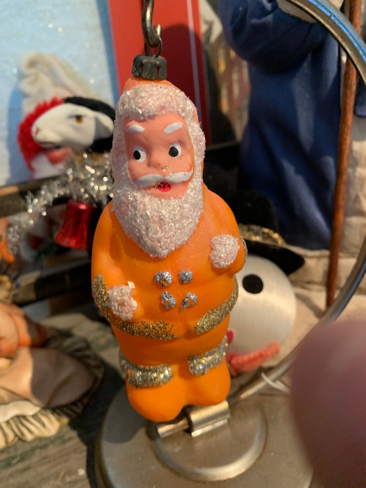 Kerst handbeschilderd gezicht kerstman, T, Ophalen of Verzenden, Zo goed als nieuw, N