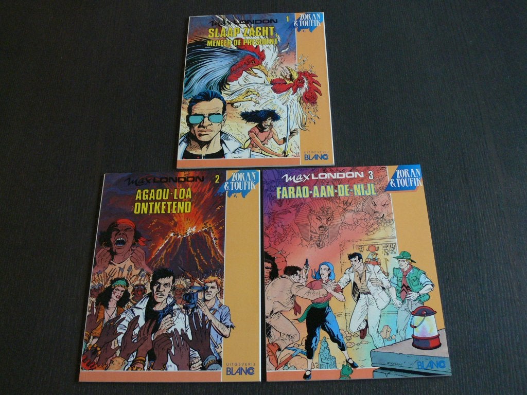 Max London - 3 delen, Meerdere stripboeken, Verzenden, Zo goed als nieuw