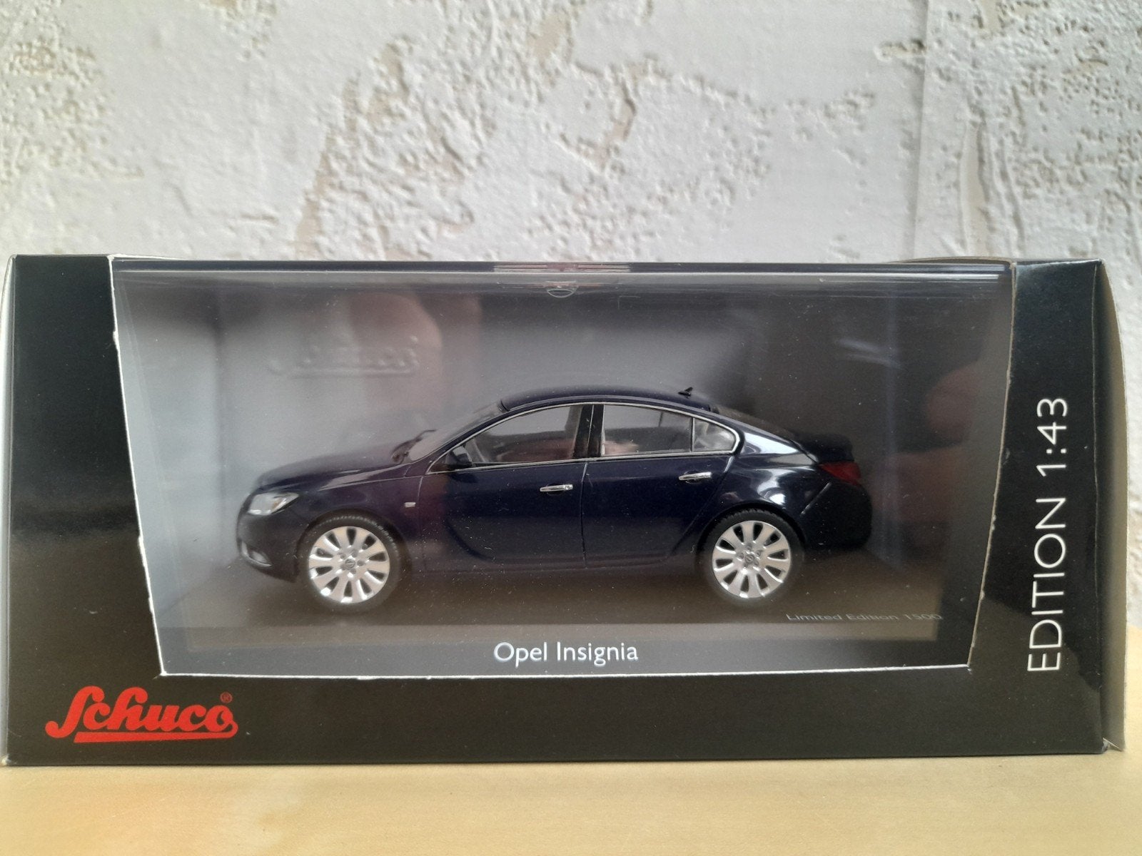 Opel Insignia Limousine Royalblau Schuco 1/43 (Incl Ovp), Hobby en Vrije tijd, Ophalen of Verzenden, Zo goed als nieuw, Auto, Schuco