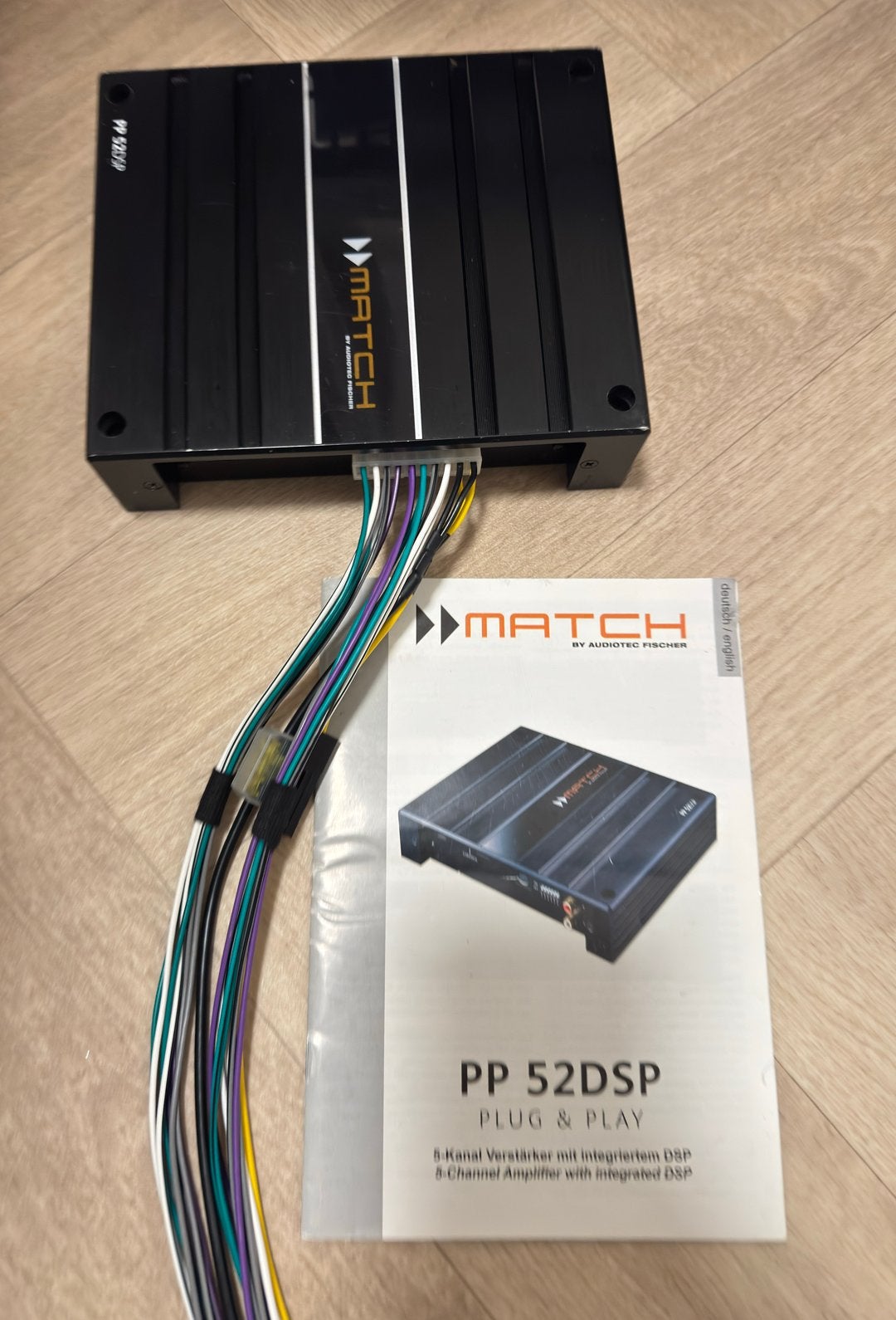 MATCH PP 52DSP 5-kanaals versterker met geïntegreerde DSP, Auto diversen, Ophalen of Verzenden, Zo goed als nieuw