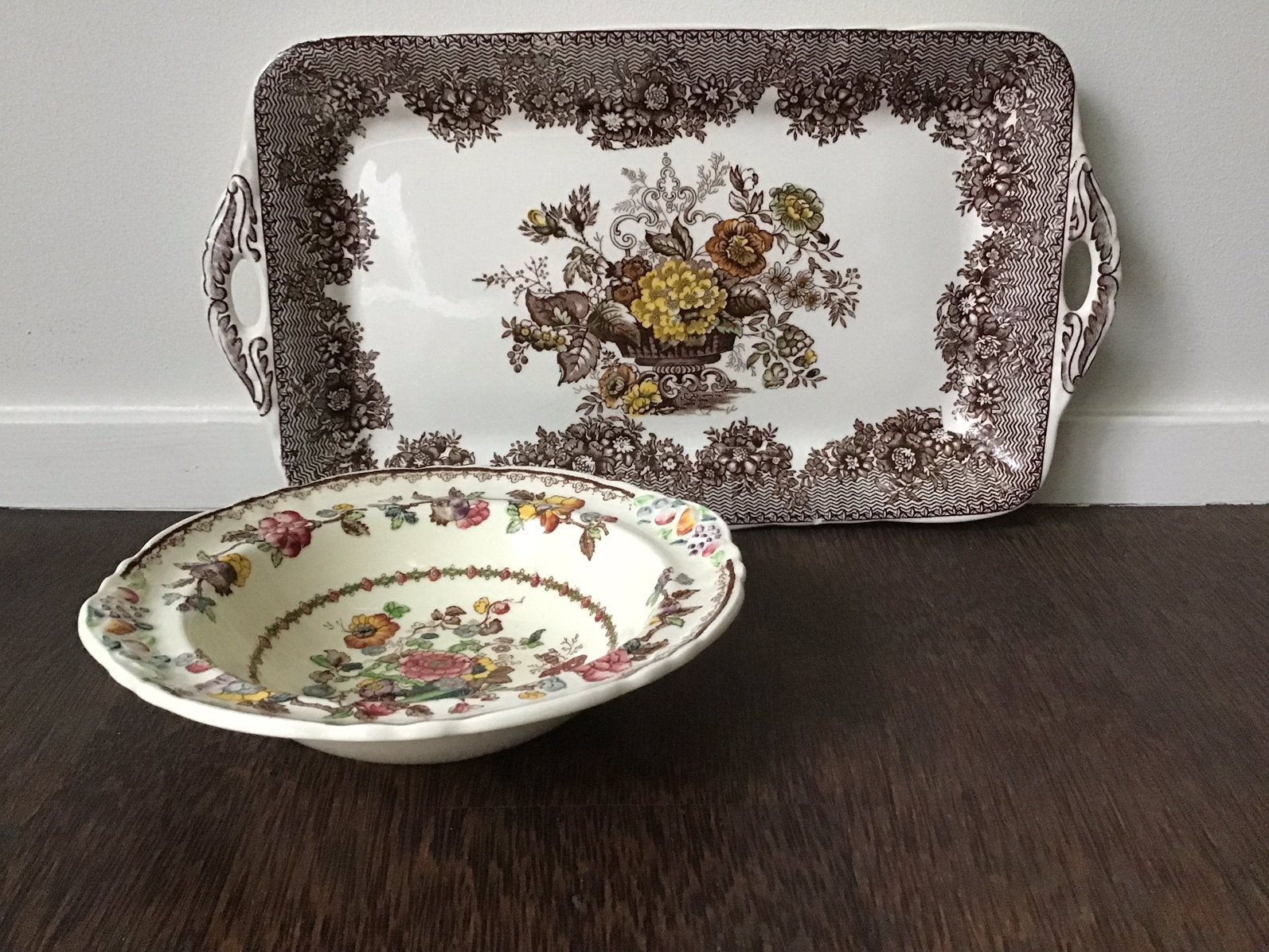 2 schalen - Mason’s Nobel + Mason’s Ascot, Ophalen of Verzenden