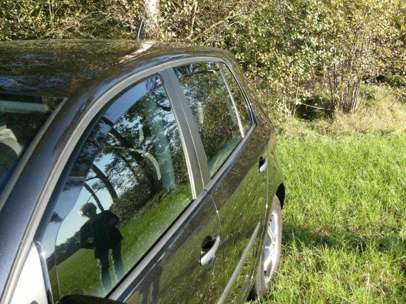 Golf 5 vw volkswagen zijwindschermen raamspoilers donker, Ophalen of Verzenden