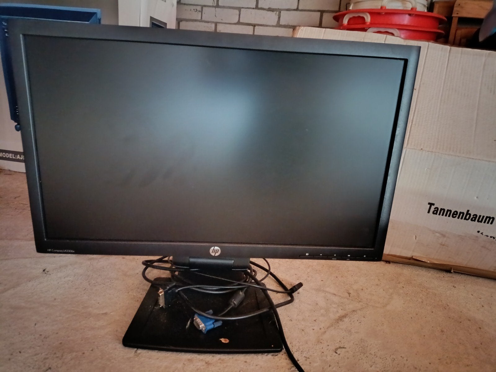 HP Compaq LA2306x Monitor - Full HD, Computers en Software, Ophalen, Gebruikt, In hoogte verstelbaar, DisplayPort