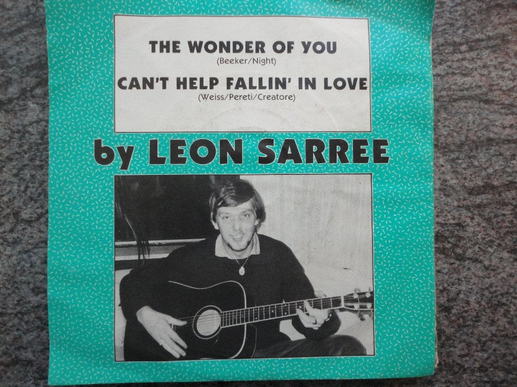 Leon Sarree - The wonder of you België FH, Gebruikt, Fotohoes, 7 inch, Ophalen of Verzenden