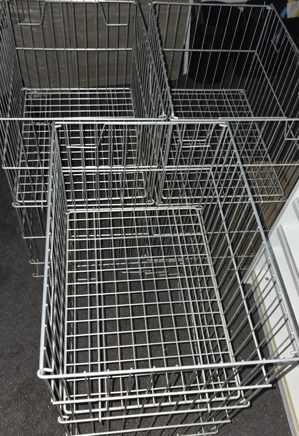 Metalen opbergmanden - Set van 3, Diversen, Rommelmarktspullen, Ophalen
