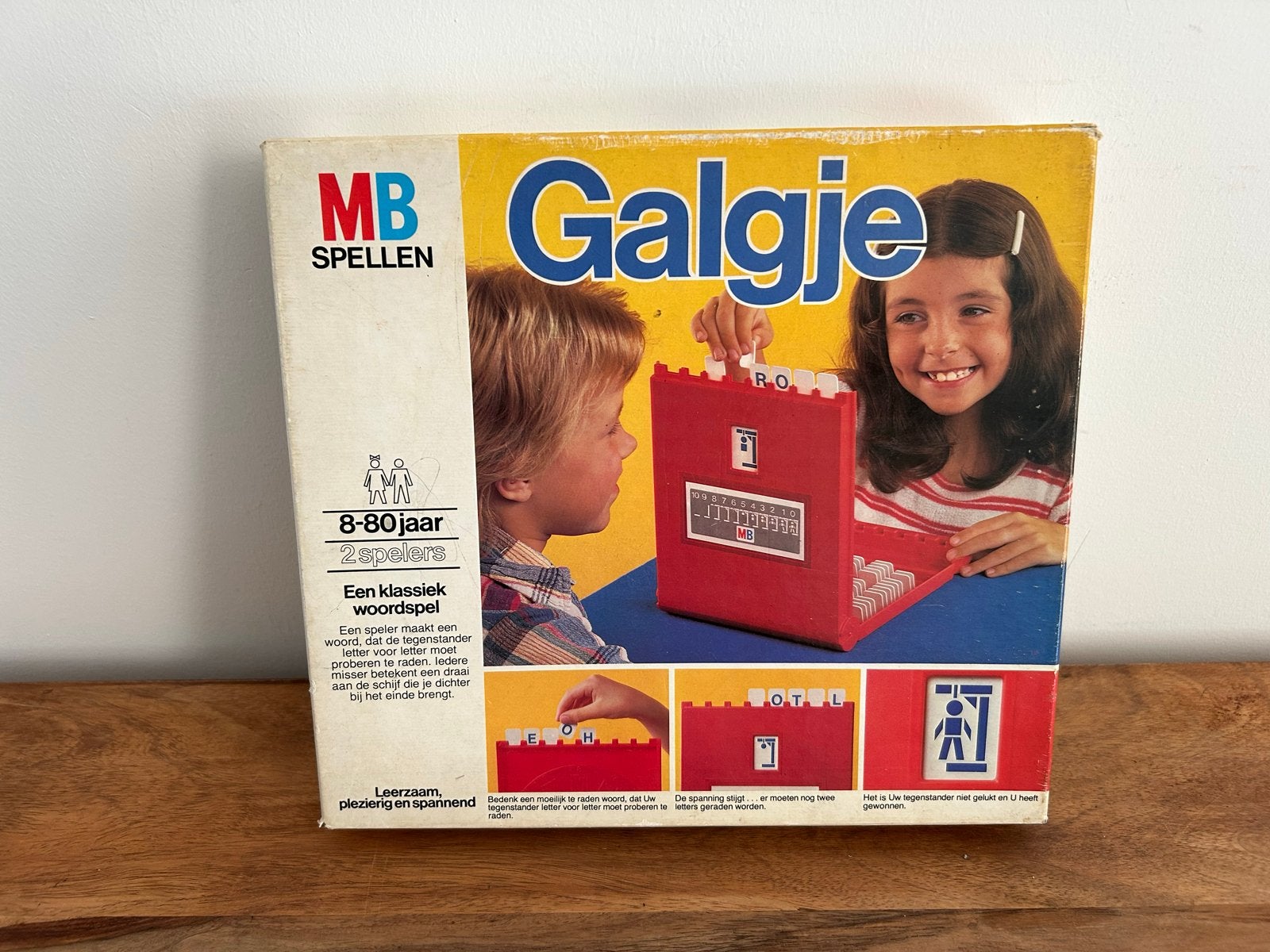 MB Spellen Galgje - Klassiek Woordspel, Een of twee spelers, Ophalen of Verzenden, Gebruikt, Reisspel
