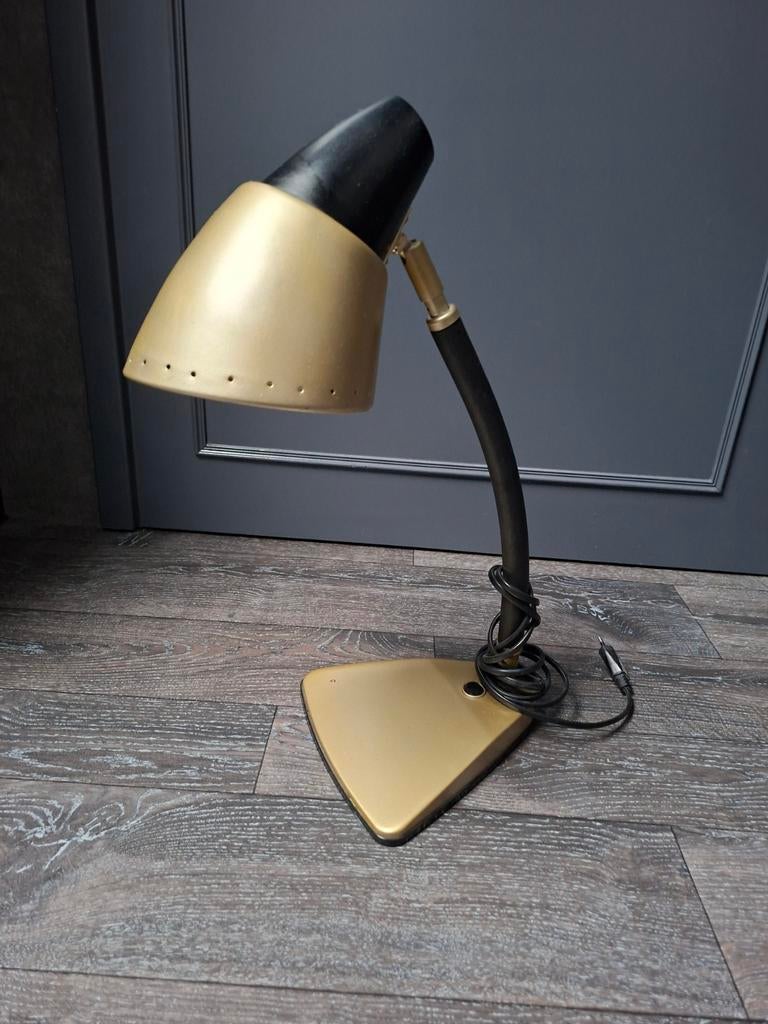 Vintage bureau lamp mid century, Verzenden, Gebruikt, Minder dan 50 cm