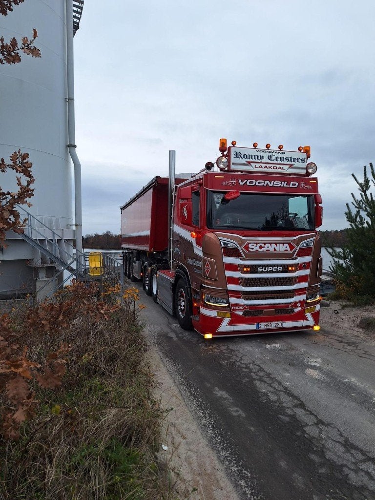 TEKNO SCANIA  6X2 + 3 ASSIGE MEILLER KIPPER RONNY CEUSTERS, Hobby en Vrije tijd, Ophalen of Verzenden, Nieuw, Bus of Vrachtwagen