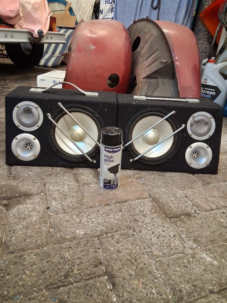 speaker boxen, Auto diversen, Ophalen, Gebruikt