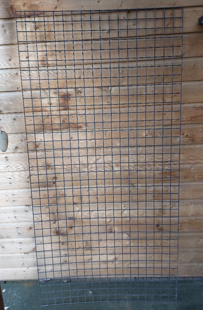 Gaasrek  90x180 cm  verzinkt staal met grijze PVC coating, Tuin en Terras, Gaas en Draad, Ophalen, Nieuw, Minder dan 10 meter
