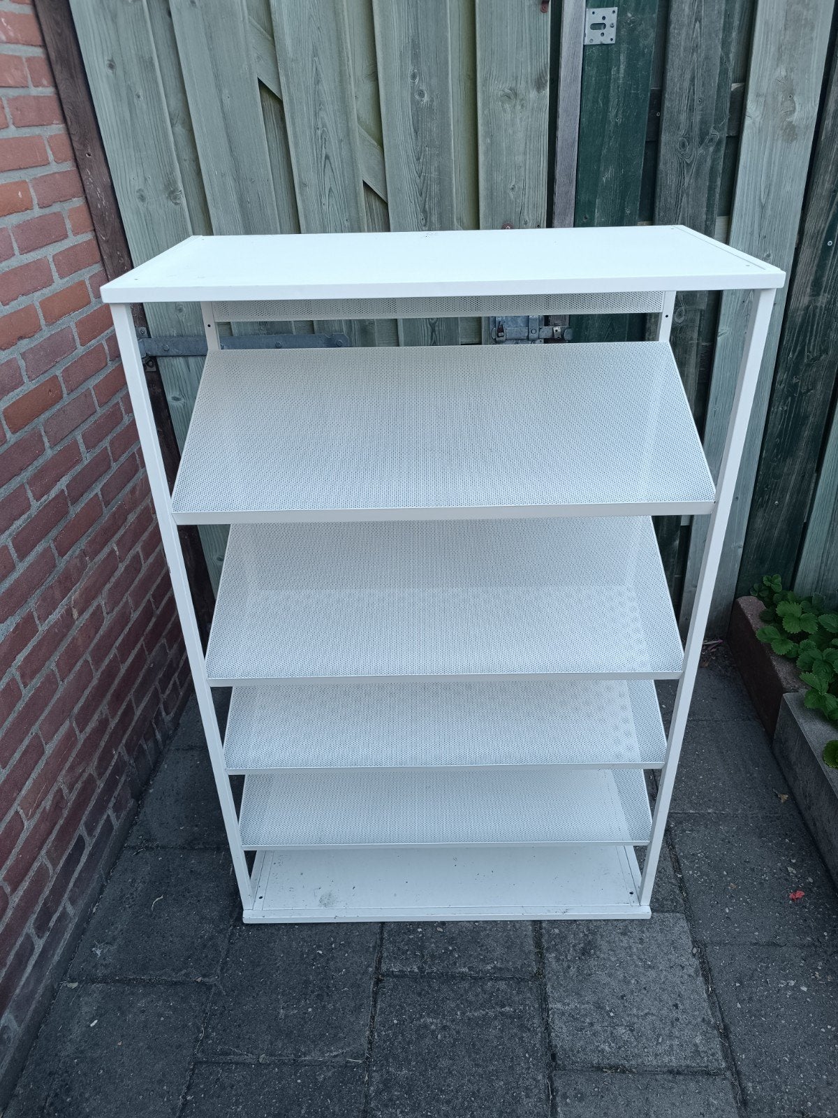 Metalen schoenenrek van Ikea, Ophalen of Verzenden, Gebruikt