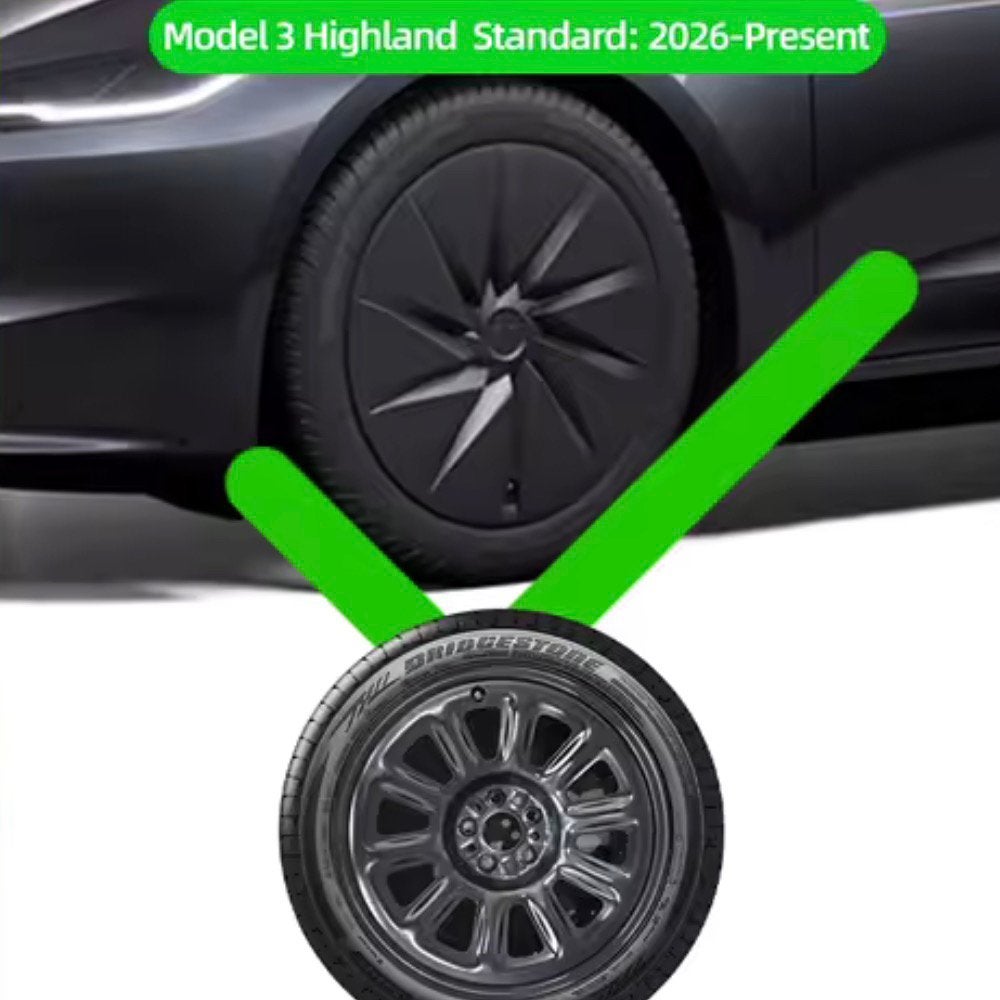 Gloednieuw 4x wieldoppen voor de Tesla model 3 | prismata, Auto diversen, Wieldoppen, Ophalen of Verzenden, Nieuw