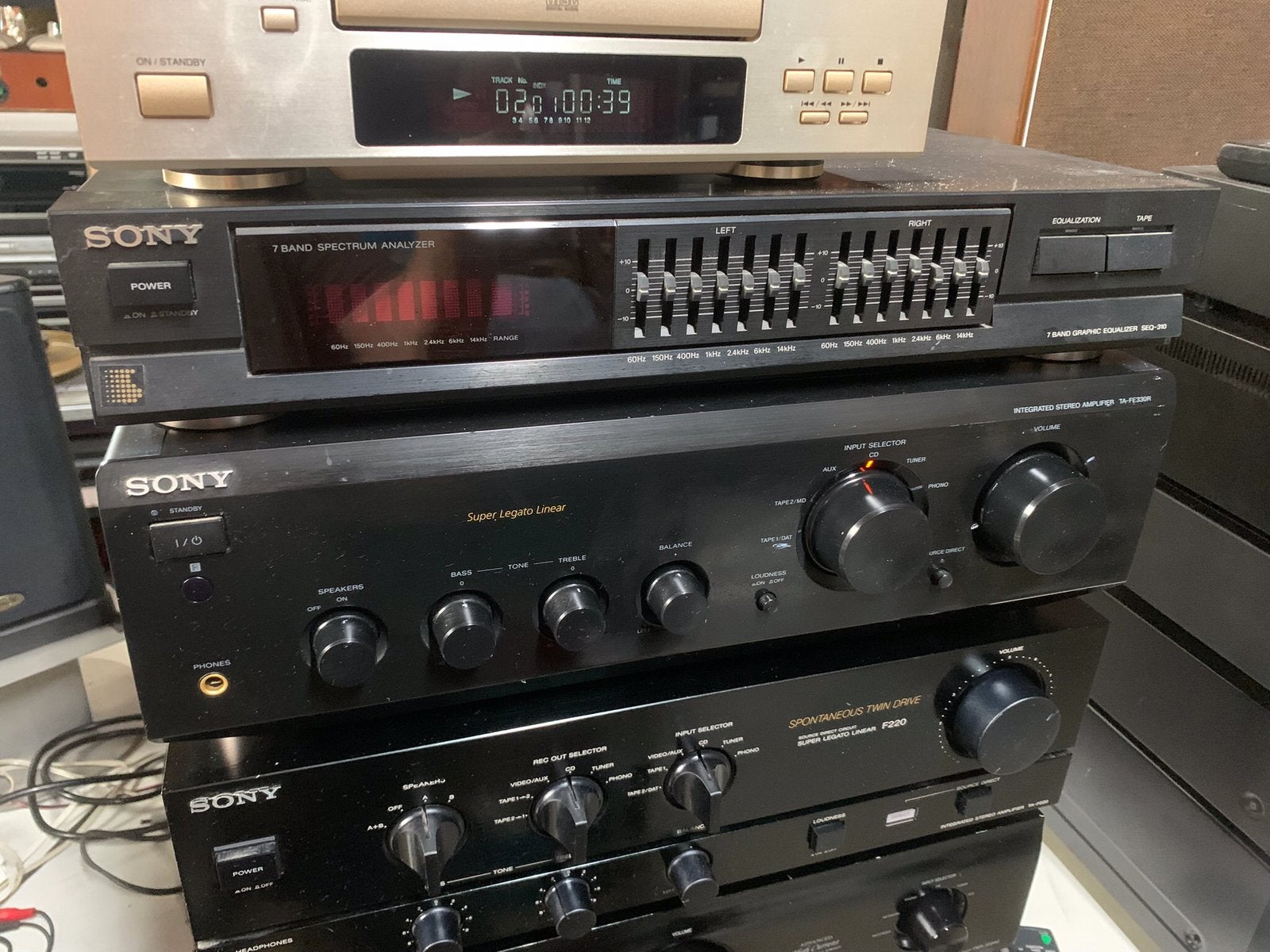 Sony TA-FE330R +Afstandsbediening, Ophalen of Verzenden, Zo goed als nieuw