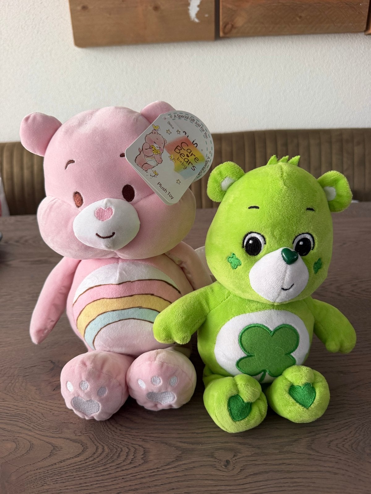 Care Bears knuffels - Roze en Groene Beer, Overige merken, Overige karakters, Beer, Nieuw