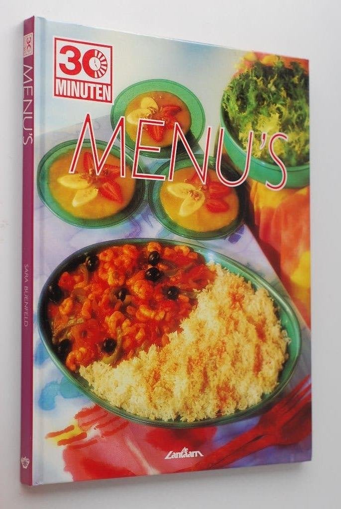 30 minuten menu's - Hardcover kookboek De Lantaarn jaren 90, Boeken, Verzenden, Zo goed als nieuw, Gezond koken
