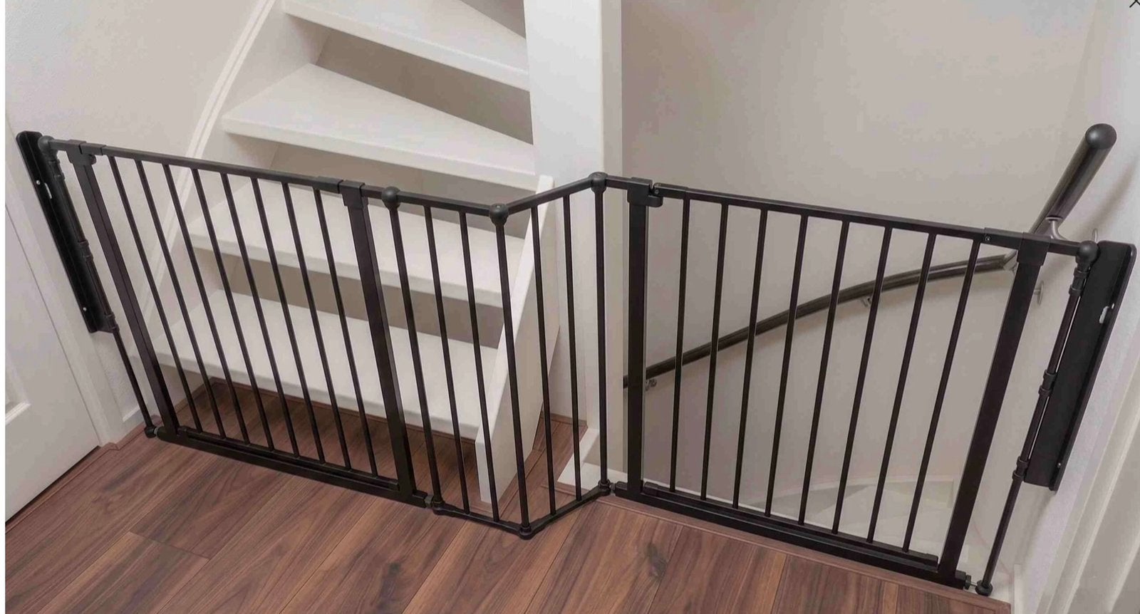 Babyden traphekje flex zwart, Kinderen en Baby's, Traphekjes, Ophalen, Zo goed als nieuw, Metaal of IJzer, 115 cm of meer