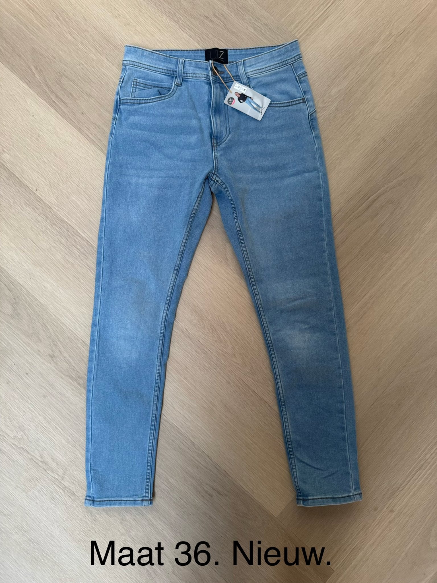 Nieuwe lichtblauwe jeans, maat 36, Ophalen of Verzenden, Nieuw, Blauw, W28 - W29 (confectie 36)